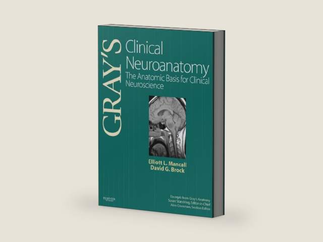 Gray's Clinical Neuroanatomy: The Anatomic Basis for Clinical Neuroscience (Gray's Anatomy) by Elliott L. Mancall MD | barcode:9781437735802 | source:'9781437735802-right-three-quarter.jpg