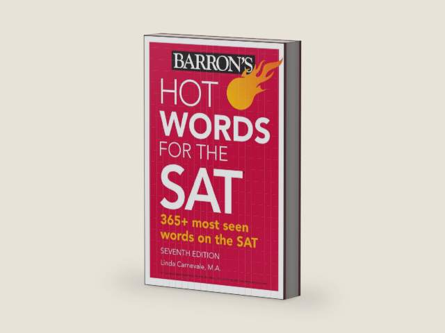 Hot Words for the SAT (Barron's SAT Prep) by Linda Carnevale M.A. | barcode:9781438011806 | source:'9781438011806-right-three-quarter.jpg