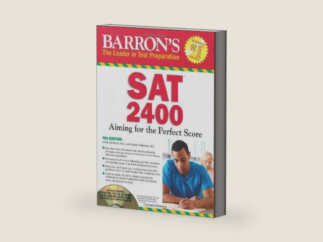 Barron's SAT 2400: Aiming for the Perfect Score by Linda Carnevale M.A. | barcode:9781438071893 | source:'9781438071893-right-three-quarter.jpg