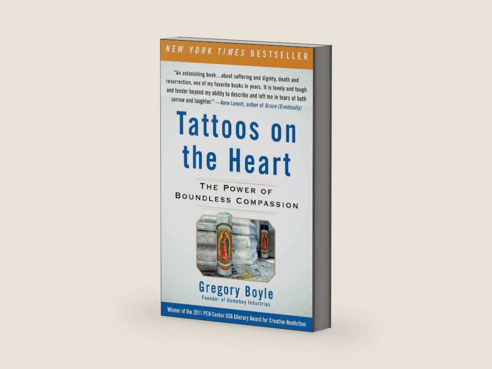 Tattoos on the Heart: The Power of Boundless Compassion by Gregory Boyle | barcode:9781439153154 | source:'9781439153154-right-three-quarter.jpg