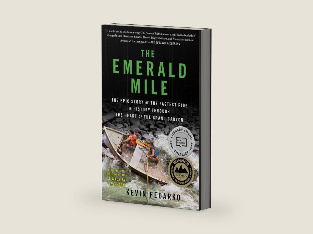 The Emerald Mile: The Epic Story of the Fastest Ride in History Through the Heart of the Grand Canyon by Kevin Fedarko | barcode:9781439159866 | source:'9781439159866-right-three-quarter.jpg
