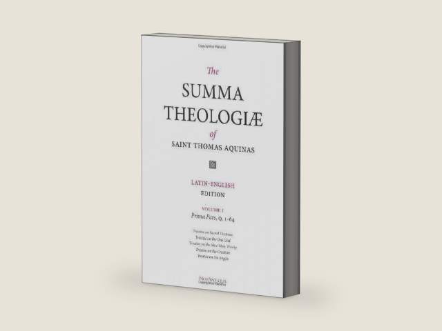 The Summa Theologiae Of St. Thomas Aquinas: Latin-English Edition, Prima Pars, Q. 1-64 (Volume 1) by Thomas Aquinas | barcode:9781440484988 | source:'9781440484988-right-three-quarter.jpg