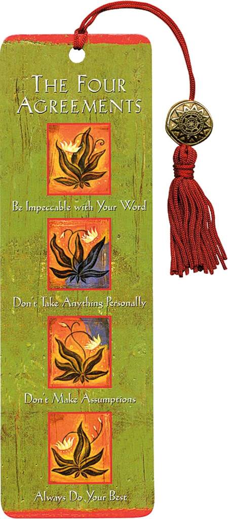 The Four Agreements Bookmark by Don Miguel Ruiz | barcode:9781441303769 | source:'9781441303769.jpg