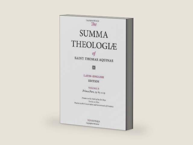 The Summa Theologiae Of St. Thomas Aquinas: Latin-English Edition, Prima Pars, Q. 65-119 (Volume 2) by Thomas Aquinas | barcode:9781441438669 | source:'9781441438669-right-three-quarter.jpg
