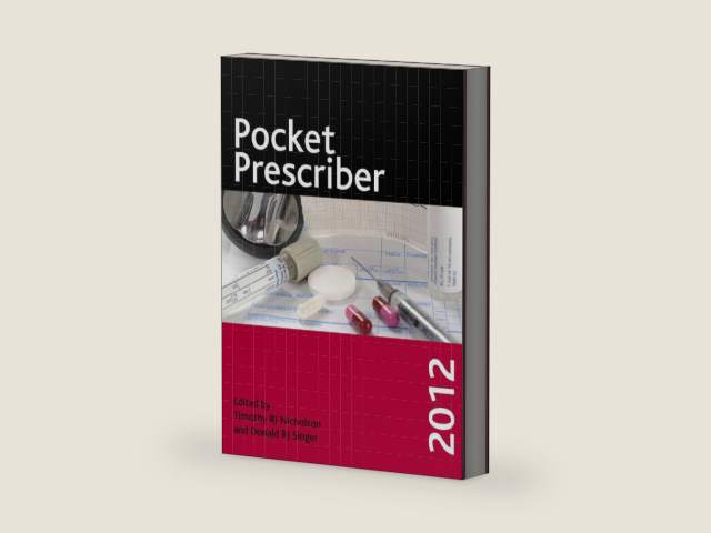Pocket Prescriber 2012 by Timothy RJ Nicholson | barcode:9781444163162 | source:'9781444163162-right-three-quarter.jpg