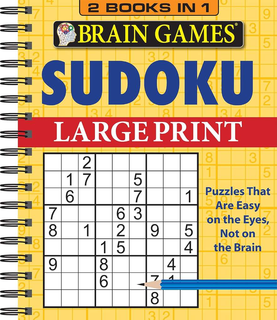 Brain Games - 2 Books in 1 - Sudoku (Large Print) (Brain Games Large Print) by Publications International Ltd. | barcode:9781450867566 | source:'9781450867566.jpg