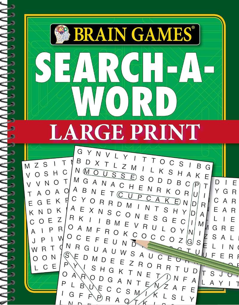 Brain Games - Search-A-Word - Large Print (96 Pages) (Brain Games Large Print) by Publications International Ltd. | barcode:9781450872331 | source:'9781450872331.jpg