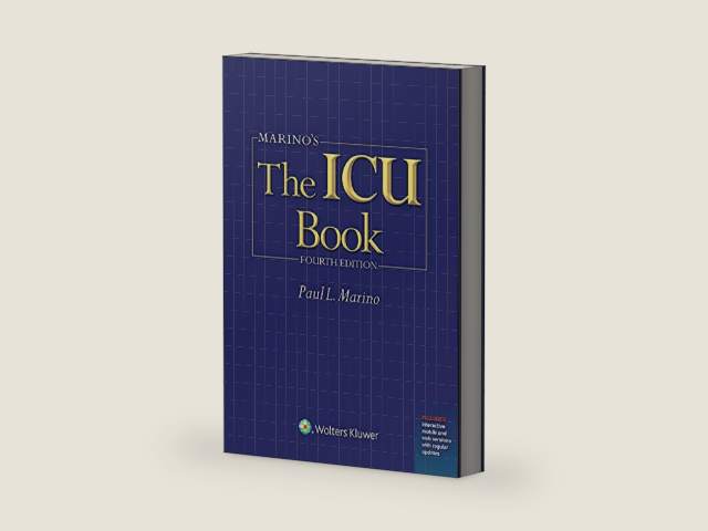 Marino's The ICU Book: Print by Paul L. Marino MD PhD FCCM | barcode:9781451121186 | source:'9781451121186-right-three-quarter.jpg