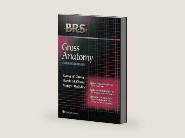 Gross Anatomy (Board Review) by Ph.D. Chung, Kyung Won | barcode:9781451193077 | source:'9781451193077-right-three-quarter.jpg