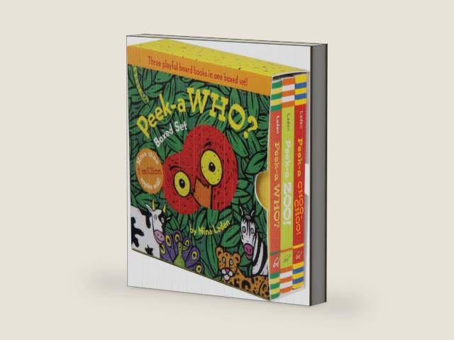 Peek-a Who? Boxed Set: (Children's Animal Books, Board Books for Kids) by Nina Laden | barcode:9781452166131 | source:'9781452166131-right-three-quarter.jpg