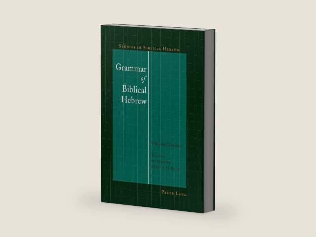 Grammar of Biblical Hebrew (Studies in Biblical Hebrew Book 1) by Wolfgang Schneider | barcode:9781454196556 | source:'9781454196556-right-three-quarter.jpg