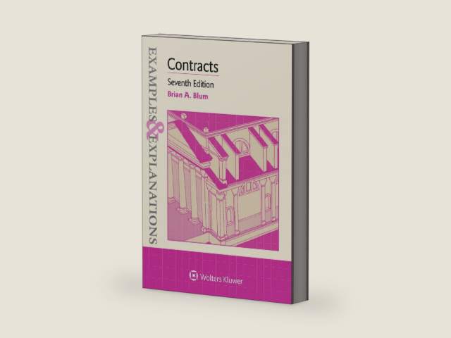Examples & Explanations for Contracts by Brian A. Blum | barcode:9781454868415 | source:'9781454868415-right-three-quarter.jpg