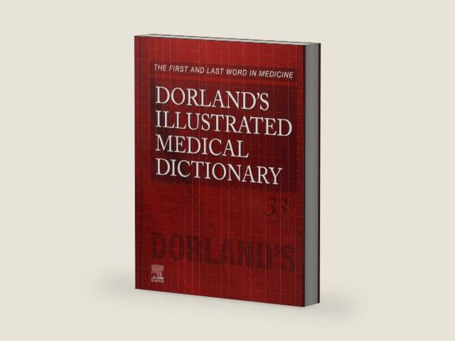 Dorland's Illustrated Medical Dictionary (Dorland's Medical Dictionary) by Dorland | barcode:9781455756438 | source:'9781455756438-right-three-quarter.jpg