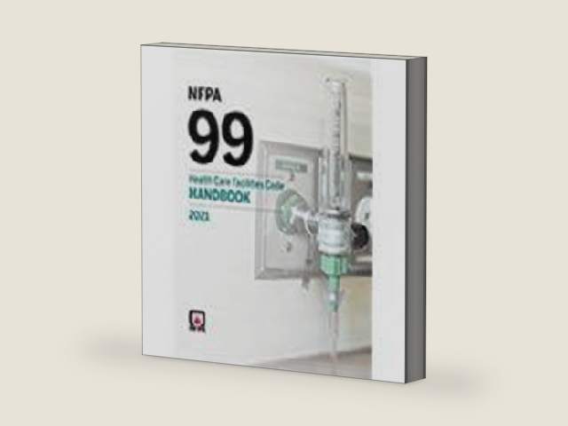 NFPA 99, Health Care Facilities Code Handbook 2021 ed. by NFPA | barcode:9781455925872 | source:'9781455925872-right-three-quarter.jpg