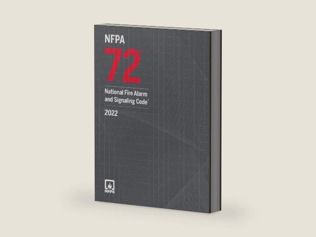 NFPA 72, National Fire Alarm and Signaling Code, 2022 Edition by National Fire Protection Association (NFPA) | barcode:9781455927876 | source:'9781455927876-right-three-quarter.jpg
