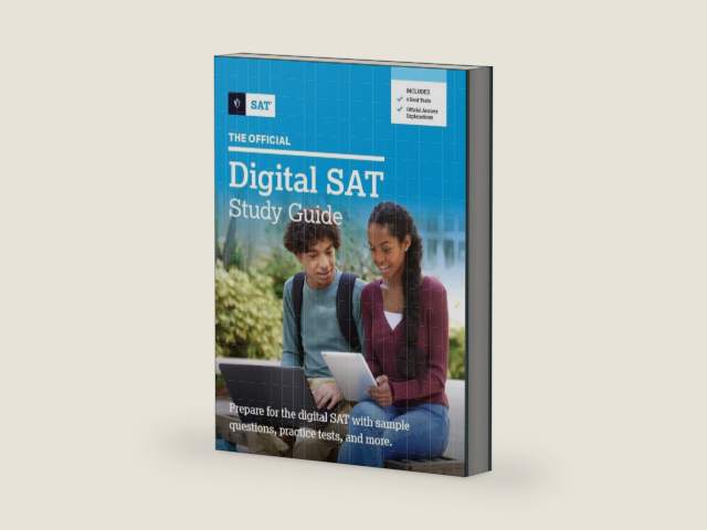 The Official Digital SAT Study Guide by The College Board | barcode:9781457316708 | source:'9781457316708-right-three-quarter.jpg