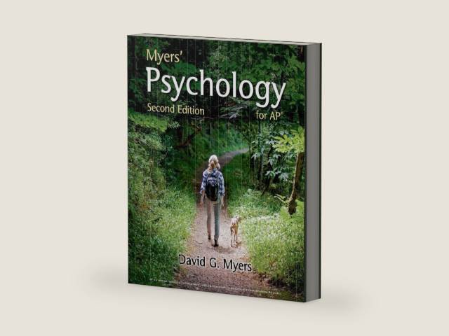 Myers' Psychology for AP by David Myers | barcode:9781464113079 | source:'9781464113079-right-three-quarter.jpg