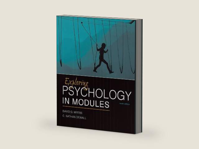 Exploring Psychology in Modules by David G. Myers | barcode:9781464154386 | source:'9781464154386-right-three-quarter.jpg