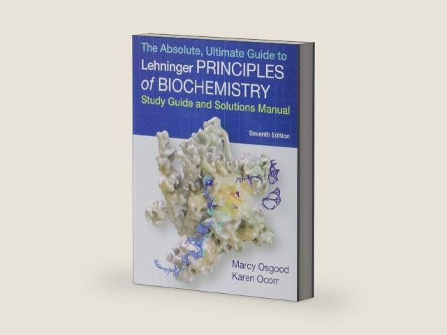 Absolute, Ultimate Guide to Principles of Biochemistry Study Guide and Solutions Manual by David L. Nelson | barcode:9781464187971 | source:'9781464187971-right-three-quarter.jpg