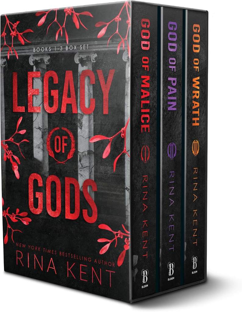 Legacy of Gods Series Boxed Set, Books 1-3: God of Malice, God of Pain, and God of Wrath by Rina Kent | barcode:9781464275401 | source:'9781464275401.jpg