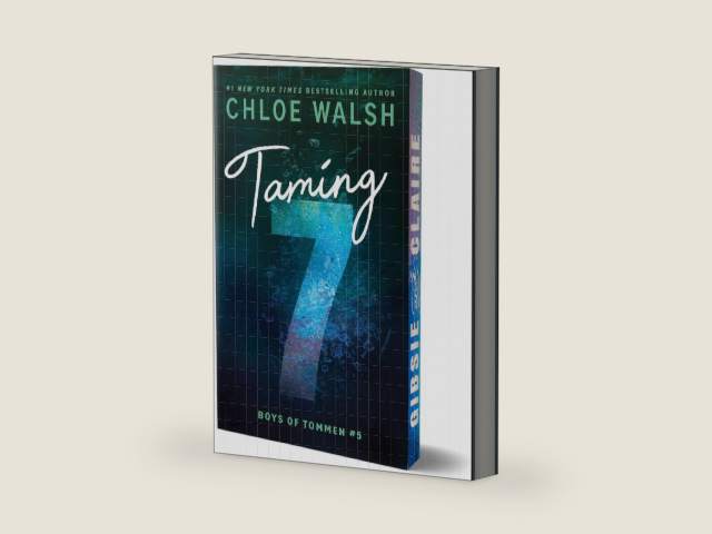 Taming 7 (Deluxe Edition) (Boys of Tommen, 5) by Chloe Walsh | barcode:9781464276729 | source:'9781464276729-right-three-quarter.jpg