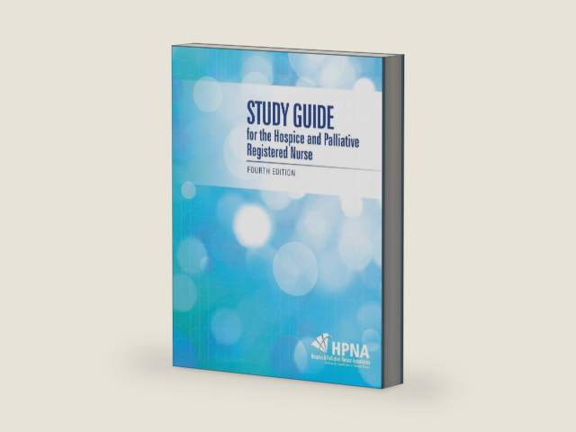 Study Guide for the Hospice and Palliative Registered Nurse by HOSPICE & PALLIATIVE NURSES ASSOCIATION (HPNA) | barcode:9781465269461 | source:'9781465269461-right-three-quarter.jpg