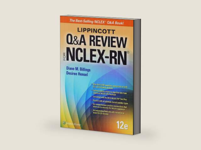 Lippincott Q&A Review for NCLEX-RN (Lippincott's Review For NCLEX-RN) (Lippincott's Review For NCLEX-RN) by R.N. Billings, Diane M. | barcode:9781469886619 | source:'9781469886619-right-three-quarter.jpg