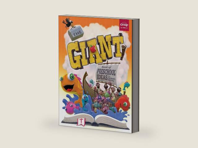 The Giant Book of Preschool Ideas for Children's Ministry by Group Publishing | barcode:9781470718862 | source:'9781470718862-right-three-quarter.jpg