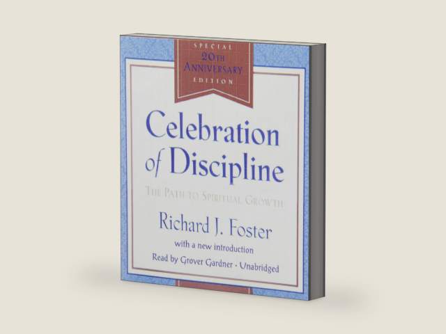 Celebration of Discipline: The Path to Spiritual Growth by Richard J. Foster | barcode:9781470889098 | source:'9781470889098-right-three-quarter.jpg
