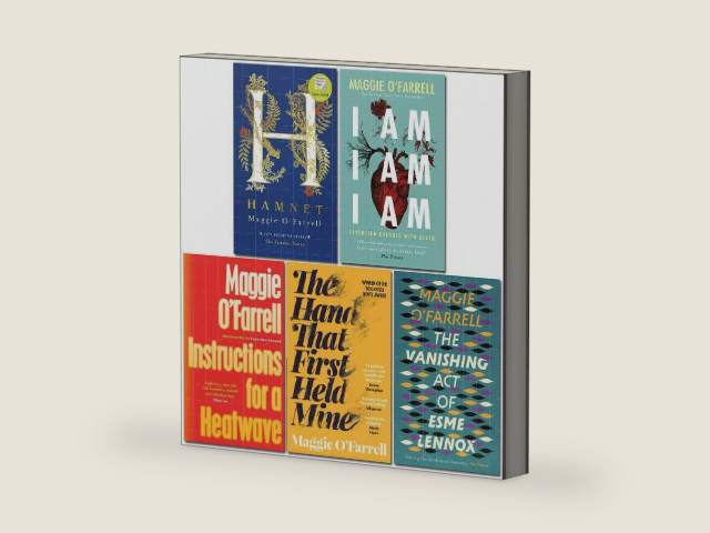 Maggie O'Farrell 5 Books Collection Set (The Vanishing Act of Esme Lennox, The Hand That First Held Mine, Instructions for a Heatwave, I Am, I Am, I Am, Hamnet) by Format: Paperback | barcode:9781472240767 | source:'9781472240767-right-three-quarter.jpg