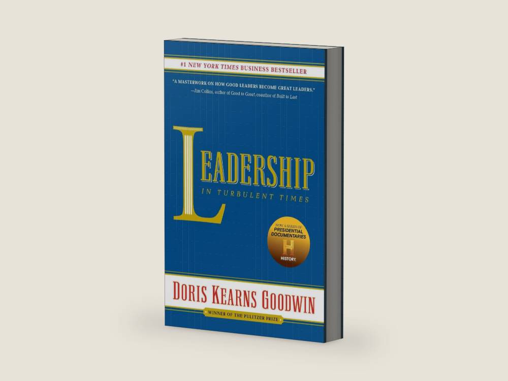 Leadership: In Turbulent Times by Doris Kearns Goodwin | barcode:9781476795935 | source:'9781476795935-right-three-quarter.jpg