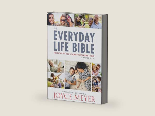 The Everyday Life Bible: The Power of God's Word for Everyday Living by Joyce Meyer | barcode:9781478922919 | source:'9781478922919-right-three-quarter.jpg