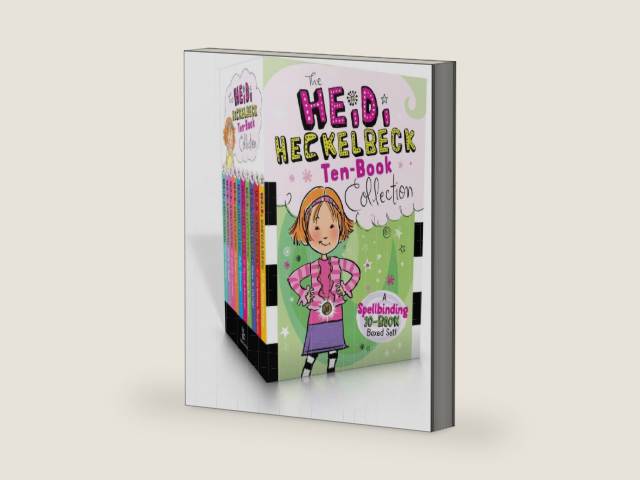 The Heidi Heckelbeck Ten-Book Collection (Boxed Set): Heidi Heckelbeck Has a Secret; Casts a Spell; and the Cookie Contest; in Disguise; Gets Glasses; ... Christmas Surprise; and the Tie-Dyed Bunny by Wanda Coven | barcode:9781481490993 | source:'9781481490993-right-three-quarter.jpg