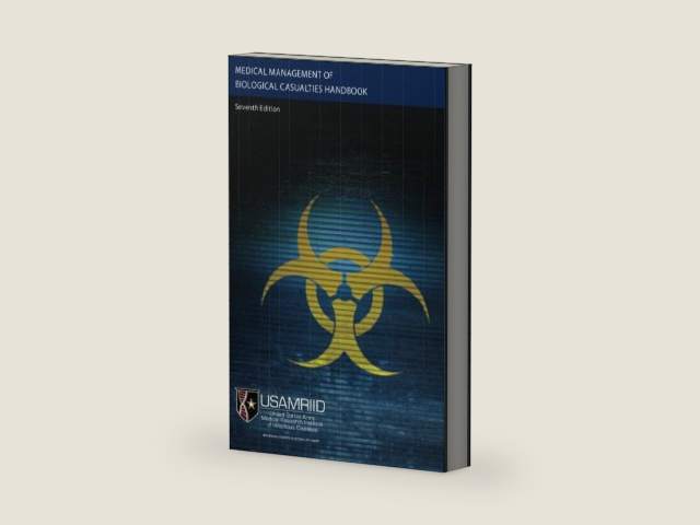 Medical Management of Biological Casualties Handbook (USAMRIID Blue Book) by Army Medical Research Institute for Infectious Diseases | barcode:9781481911535 | source:'9781481911535-right-three-quarter.jpg