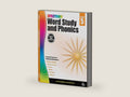 Spectrum Grade 5 Word Study and Phonics Workbooks, Ages 10 to 11, 5th Grade Word Study and Phonics, Word Families, Analogies, Acronyms, Diagraphs, and Vocabulary Builder - 176 Pages by Spectrum | barcode:9781483811864 | source:'9781483811864-right-three-quarter.jpg