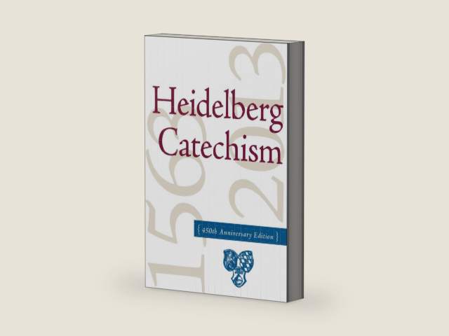 The Heidelberg Catechism, 450th Anniversary Edition by The Reformed Church in the United States | barcode:9781490930275 | source:'9781490930275-right-three-quarter.jpg