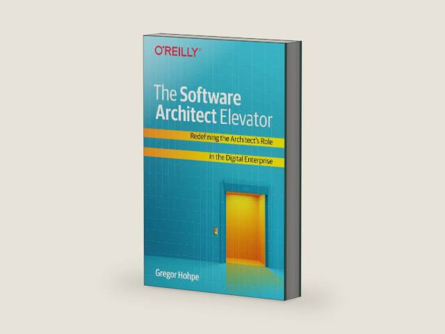 The Software Architect Elevator: Redefining the Architect's Role in the Digital Enterprise by Gregor Hohpe | barcode:9781492077541 | source:'9781492077541-right-three-quarter.jpg