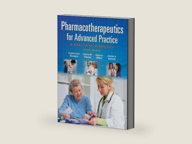 Pharmacotherapeutics for Advanced Practice: A Practical Approach by Virginia Poole Arcangelo PhD CRNP | barcode:9781496319968 | source:'9781496319968-right-three-quarter.jpg