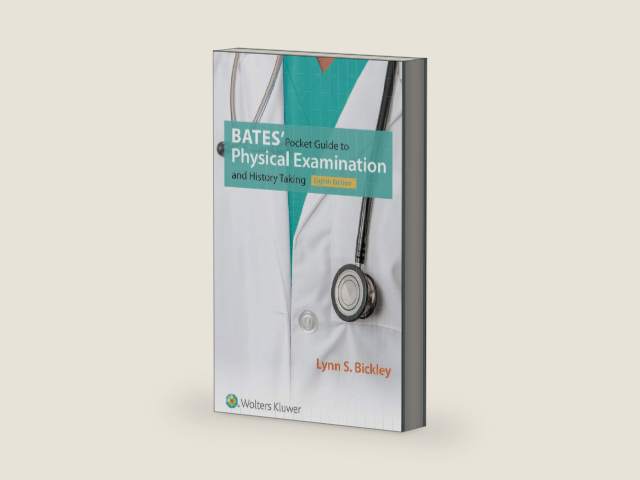 Bates' Pocket Guide to Physical Examination and History Taking by Lynn S. Bickley MD FACP | barcode:9781496338488 | source:'9781496338488-right-three-quarter.jpg