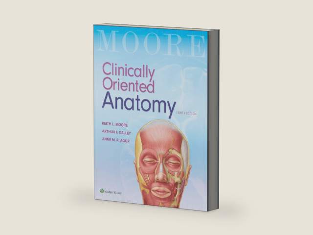 Clinically Oriented Anatomy by Keith L. Moore MSc PhD Hon. DSc FIAC | barcode:9781496347213 | source:'9781496347213-right-three-quarter.jpg