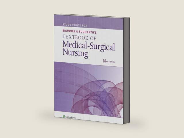 Study Guide for Brunner & Suddarth's Textbook of Medical-Surgical Nursing by Lippincott Williams & Wilkins | barcode:9781496355096 | source:'9781496355096-right-three-quarter.jpg
