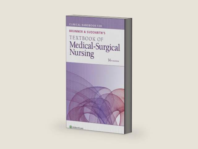 Clinical Handbook for Brunner & Suddarth's Textbook of Medical-Surgical Nursing by Lippincott Williams & Wilkins | barcode:9781496355140 | source:'9781496355140-right-three-quarter.jpg