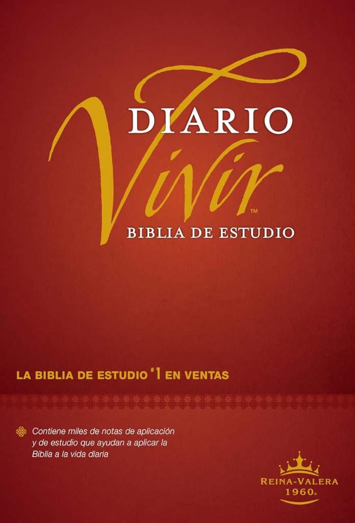 Biblia de estudio del diario vivir RVR60 (Tapa dura, Vino tinto, Letra Roja) (Spanish Edition) by Tyndale | barcode:9781496411259 | source:'9781496411259.jpg