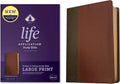 NKJV Life Application Study Bible, Third Edition, Large Print (LeatherLike, Brown/Mahogany, Red Letter) by Tyndale | barcode:9781496452054 | source:'9781496452054.jpg
