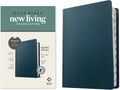 NLT Personal Size Giant Print Bible, Filament Enabled (Genuine Leather, Navy Blue, Indexed, Red Letter) by New Living Translation | barcode:9781496474261 | source:'9781496474261.jpg