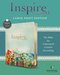 Inspire Bible Large Print NLT, Filament Enabled (LeatherLike, Floral Fields with Gold) by New Living Translation | barcode:9781496480699 | source:'9781496480699.jpg