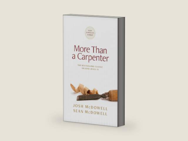 More Than a Carpenter by Josh McDowell | barcode:9781496488268 | source:'9781496488268-right-three-quarter.jpg