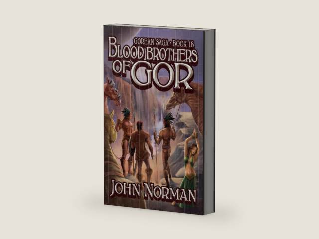 Blood Brothers of Gor (Gorean Saga Book 18) by John Norman | barcode:9781497600102 | source:'9781497600102-right-three-quarter.jpg