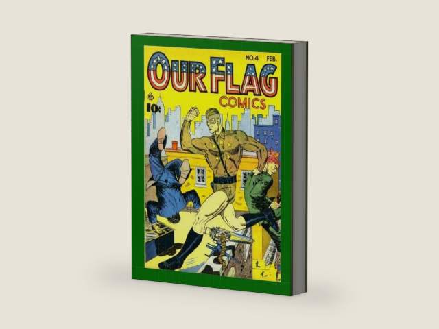 Our Flag Comics #4: Featuring "The Flag" & "The Unknown Soldier" - All Stories - No Ads by Ace Magazines | barcode:9781518695537 | source:'9781518695537-right-three-quarter.jpg