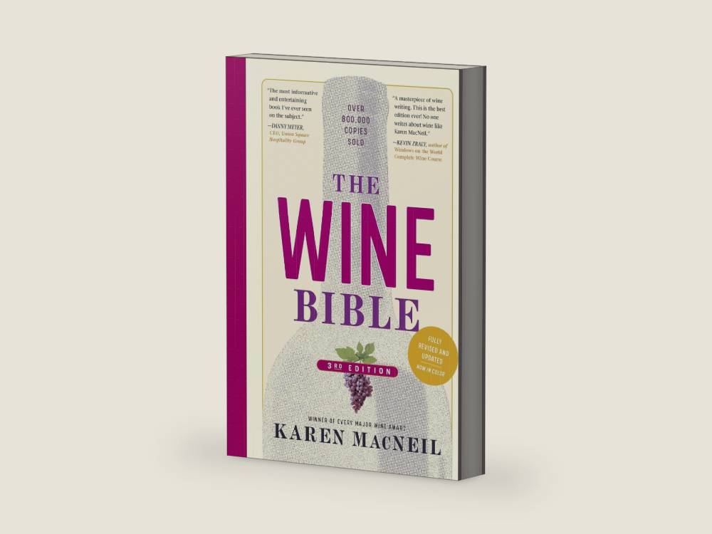 The Wine Bible, 3rd Edition (The Workman Bible Series) by Karen MacNeil | barcode:9781523510108 | source:'9781523510108-right-three-quarter.jpg